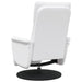 Massage Recliner Stoel Wit Nep Leer