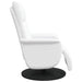 Massage Recliner Stoel Wit Nep Leer