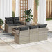 Tuin Sofa Set 6 st 5-Aantal zitplaatsen