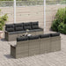 Tuin Sofa Set 9 st 8-Aantal zitplaatsen Grijs poly rattan