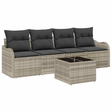 Tuin Sofa Set 5 st 4-Aantal zitplaatsen