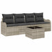 Tuin Sofa Set 5 st 4-Aantal zitplaatsen