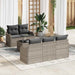 Tuin Sofa Set 6 st 5-Aantal zitplaatsen