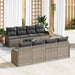 Tuin Sofa Set 9 st 8-Aantal zitplaatsen Grijs