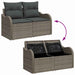 Tuin Sofa Set 9 st 8-Aantal zitplaatsen Grijs