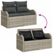 Tuin Sofa Set 9 st 8-Aantal zitplaatsen