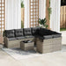 Tuin Sofa Set 9 st 8-Aantal zitplaatsen