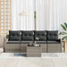 Tuin Sofa Set 5 st 4-Aantal zitplaatsen Grijs poly rattan