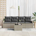 Tuin Sofa Set 5 st 4-Aantal zitplaatsen