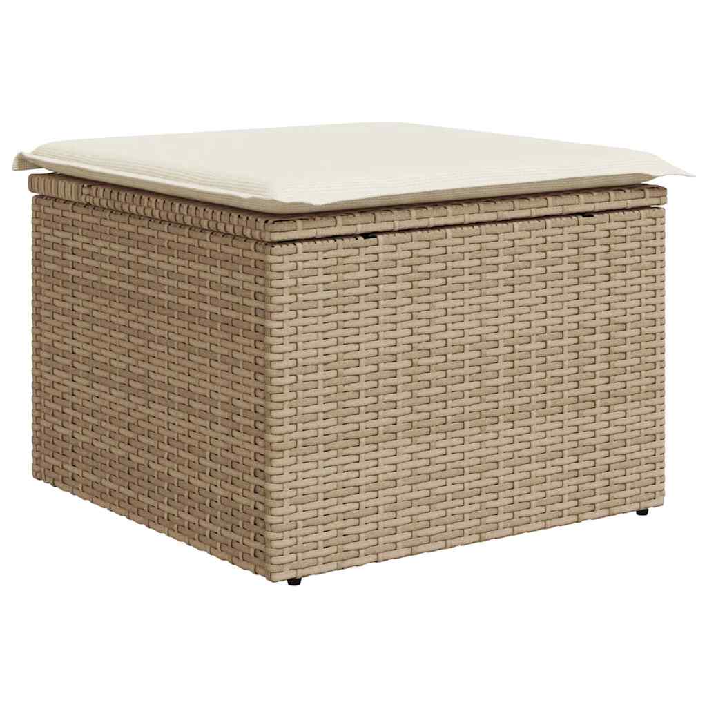 Tuin Eetset 6 st Beige en Crème
