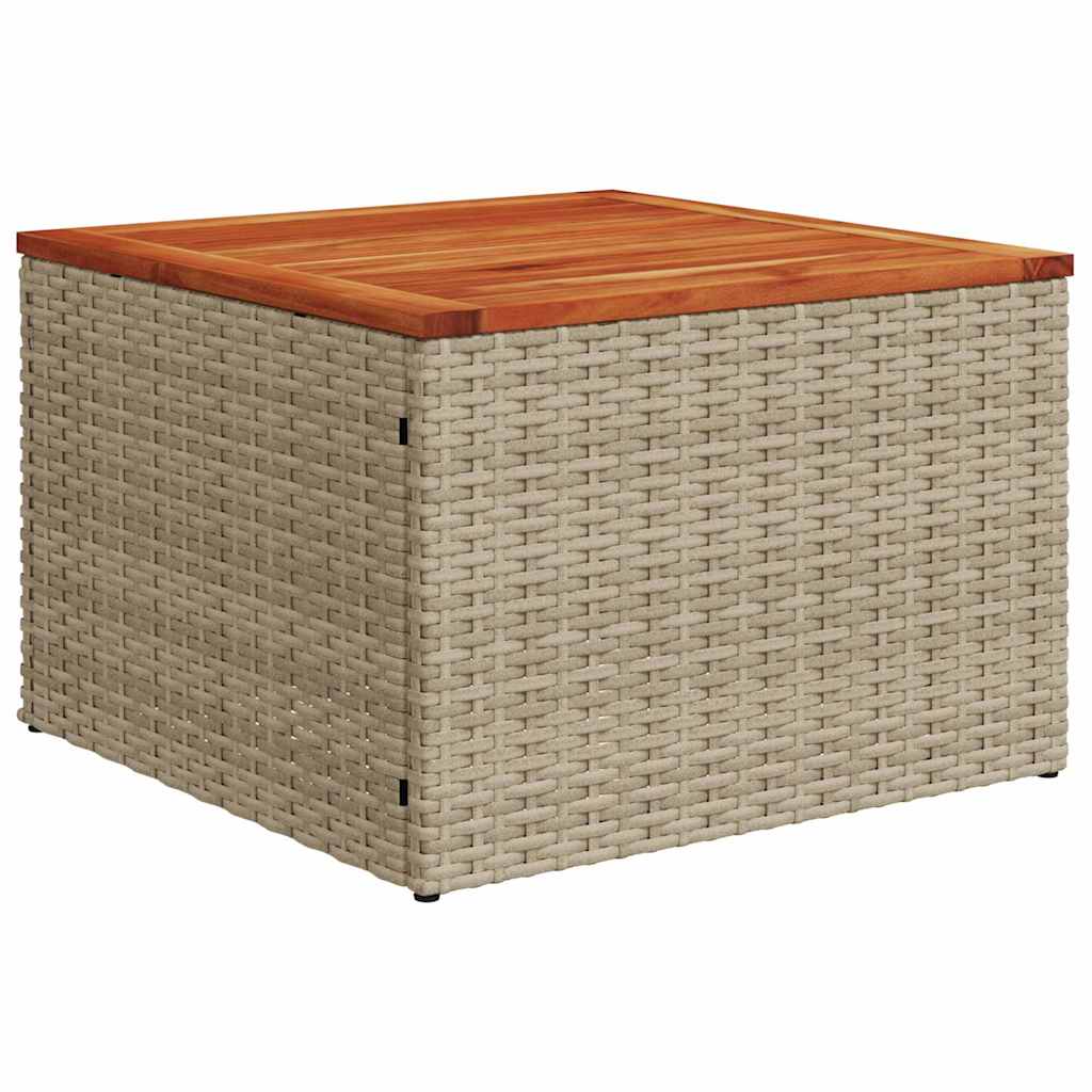 Tuinbankenset 4 st 4-Aantal zitplaatsen Beige en Licht Grijs