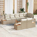 Tuinbankenset 8 st 8-Aantal zitplaatsen Beige en Crème