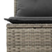 Tuinbankenset 5 st 9-Aantal zitplaatsen Grijs Polyrattan