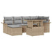 Tuin Sofa Set 7 st Beige