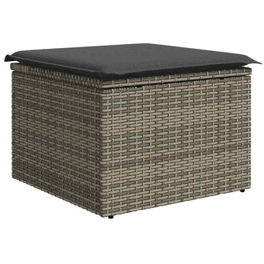 Tuin Sofa Set 8 st Grijs [Synthetisch]: Poly Rattan