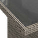 Tuin Sofa Set 7 st 6-Aantal zitplaatsen Grijs Poly Rattan