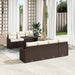 Tuin Sofa Set 8 st 7-Aantal zitplaatsen Bruin Poly Rattan