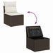 Tuin Sofa Set 8 st 7-Aantal zitplaatsen Bruin Poly Rattan