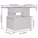 Tuin Sofa Set 8 st 7-Aantal zitplaatsen Lichtgrijs Poly Rattan