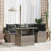 Tuin Sofa Set 5 st Grijs Poly Rattan