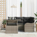 Tuin Sofa Set 5 st Grijs Poly Rattan