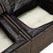Tuin Sofa Set 6 st Bruin Poly Rattan