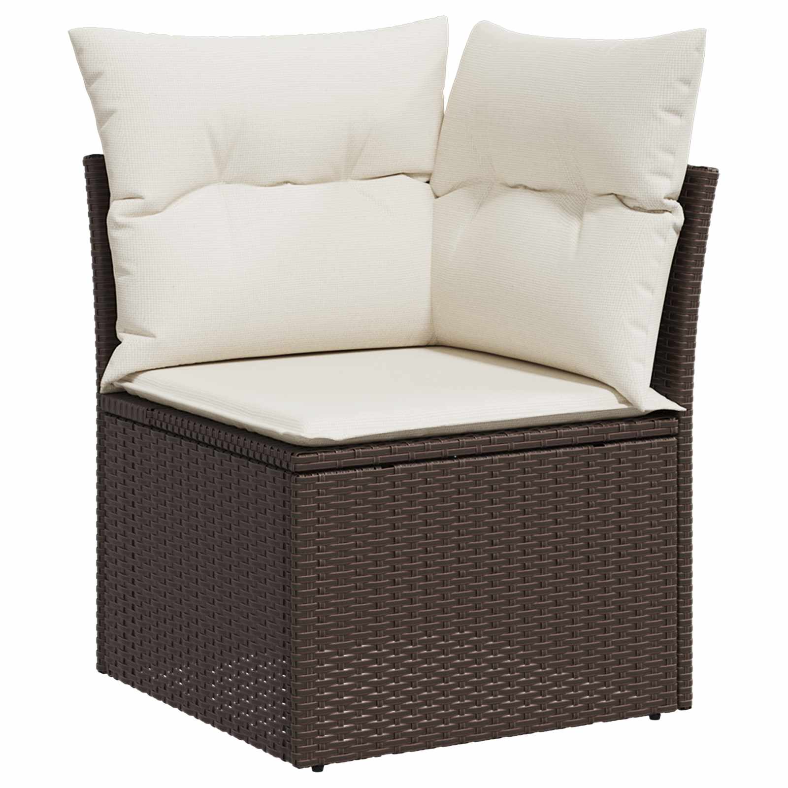 Tuin Sofa Set 6 st Bruin Poly Rattan