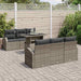 Tuin Sofa Set 7 st Grijs Poly Rattan