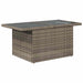 Tuin Sofa Set 9 st Grijs Poly Rattan