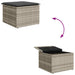 Tuin Sofa Set 6 st Licht Grijs en Donker Grijs poly rattan