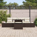 Tuin Sofa Set 5 st Bruin en Crème