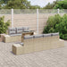 Tuin Sofa Set 8 st Beige en Licht Grijs