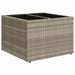 Tuinbankenset 7 st Lichtgrijs poly rattan