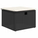 Bankstel 8 st 7-Aantal zitplaatsen Zwart en Crème poly rattan