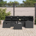 Tuin Sofa Set 7 pcs Zwart 234 x 124 x 85 cm Poly riet