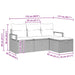 Bankstel 4 st 4-Aantal zitplaatsen Beige en Crème poly rattan