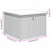 Bankstel met kussen met opslag 8 pcs Zwart en Crème poly rattan