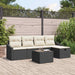 Bankstel 5 st poly rattan