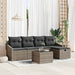 Bankstel 5 st poly rattan