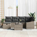 Bankstel 7 st poly rattan