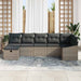 Bankstel 8 st poly rattan