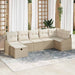 Bankstel 7 st poly rattan