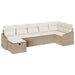 Bankstel 7 st poly rattan