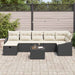 Bankstel 7 st poly rattan