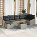 Bankstel 8 st poly rattan