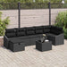 Bankstel 8 st poly rattan
