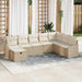 Bankstel 8 st poly rattan