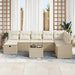 Bankstel 8 st poly rattan