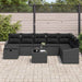 Bankstel 8 st poly rattan