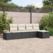 Bankstel 5 st poly rattan
